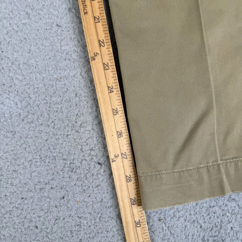 POLO RALPH LAUREN Pants Men 36x30 Khaki Polo Chino Classic Fit Cotton Twill Flat